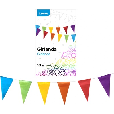 Girlanda praporky dětská 10m – Hledejceny.cz