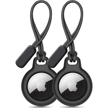 Tech-Protect Rough 2-pack калъф за Apple AirTag - черен (5906302360772)
