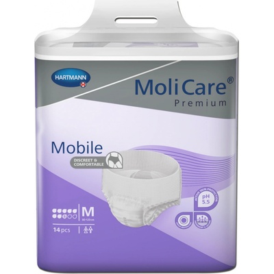 Molicare Premium Mobile fialové 8 kvapiek M 14 ks