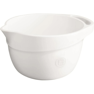 Emile Henry Керамична купа за смесване emile henry mixing bowl - 3.5 л - цвят бял (eh 6563-11)