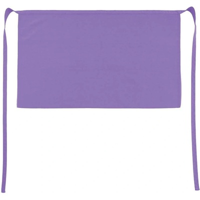 SG Accessories - BISTRO Krátká číšnická zástěra Brussels s pevným páskem 78 x 52 cm fialová levandulová