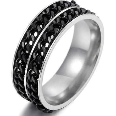 HARAHU Пръстен WA-17051 - Черен / 57mm KP17051 (WA-17051)