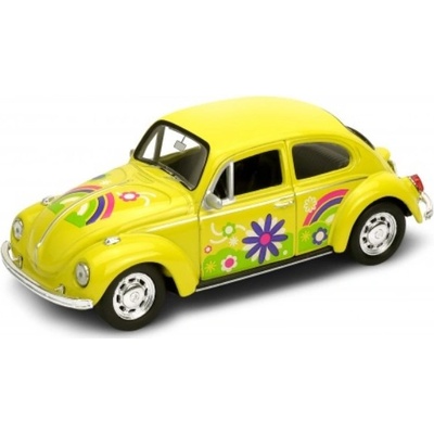 Welly Diecast Volkswagen Beetle žlutý 1:34