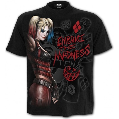 Unisex tričko Spiral Horror Harley Quinn Embrace Madness Fg411696
