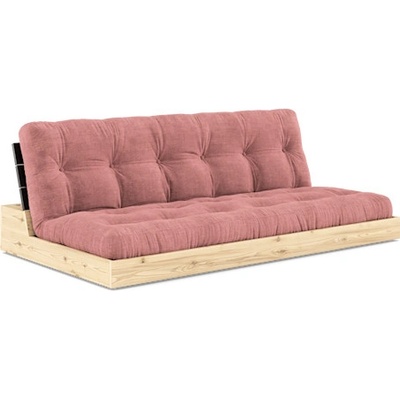KARUP sofa BASE natural pine black sorbet pink 516