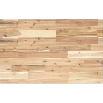 vidaXL Плот за баня, необработен, 100x50x2 см, масивно дърво акация (3279663)