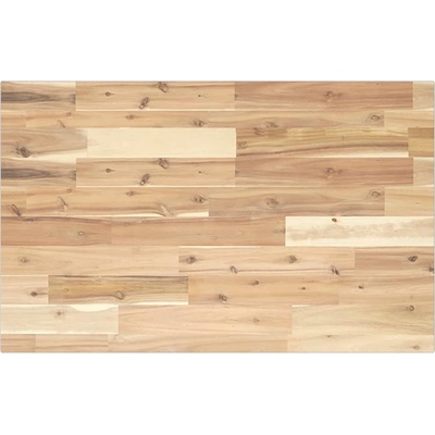 vidaXL Плот за баня, необработен, 100x50x2 см, масивно дърво акация (3279663)