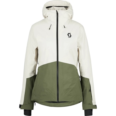 Scott Дамско ски яке Scott Women's Jacket Ultimate Dryo 10 Ski jacket - Dust White / Douglas Green - размер XL (104-5133-0215)