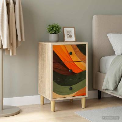 vidaXL Нощен шкаф BONN Дъб сонома 36 x 33 x 60 см Инженерна дървесина (8007293)