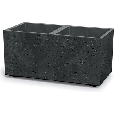 Prosperplast Květináč SIERRA CASE beton effect 77 cm černý beton DSI800E-B411