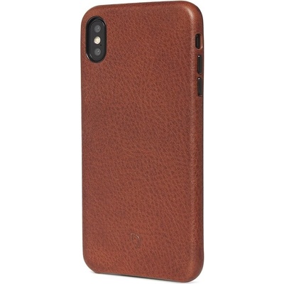 Púzdro Decoded Leather Case iPhone XS Max hnedé