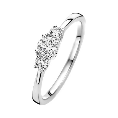 Blush Диамантен пръстен от бяло злато Blush LG1007W (LG1007W)