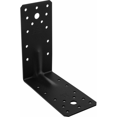 Domax KP uholník s prelisom Duplex čierna KP 5 - 140 x 140 x 65 x 2.5 mm 10 ks