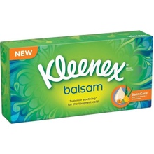 Kleenex Balsam papírové kapesníčky v krabičce 3-vrstvé 72 ks