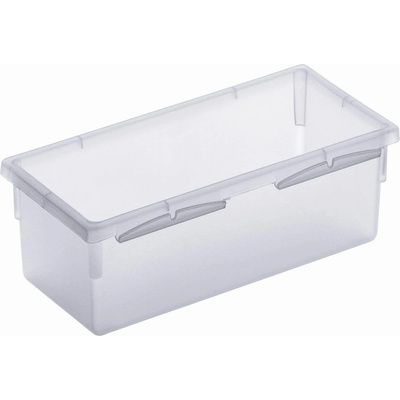 Organizér do šuplíku kuchyně i koupelny, příborník Rotho BASIC, mléčná (15x8)