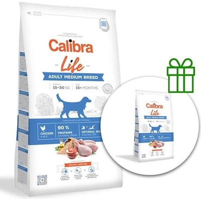Calibra Dog Life Adult Medium Breed Chicken 14,5 kg