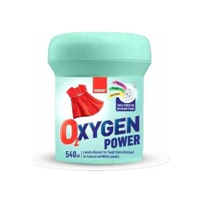 SANO Oxygen Power Odstraňovač skvrn v prášku 0,54 kg