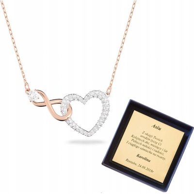 Swarovski Náhrdelník sa trblietavým príveskom Infinity 5518865