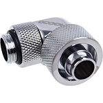 Alphacool Фитинг Alphacool Eiszapfen, Удължител, 90°, 16/10mm, G1/4, Сребрист (1011166)