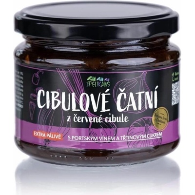 The Pelicans Cibuľové čatní z červenej cibule Extra pálivé 250 g