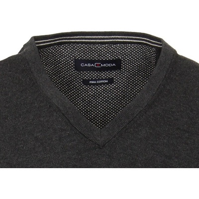 Casa Moda pletená vesta antracitová