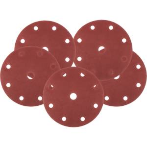 NEO TOOLS Шлифовъчни дискове 150 mm, P240, 5 бр. , с 9 отвора за 04-721 08-996 (08-996)