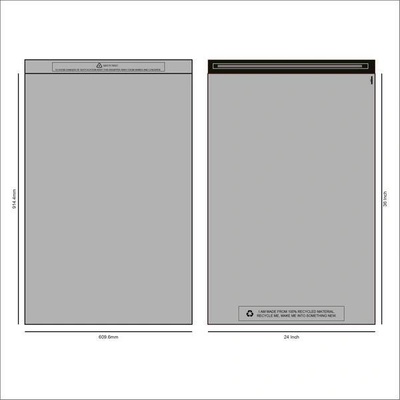 Poštovní recyklovaná plastová obálka s klopou 60.0x90.0cm