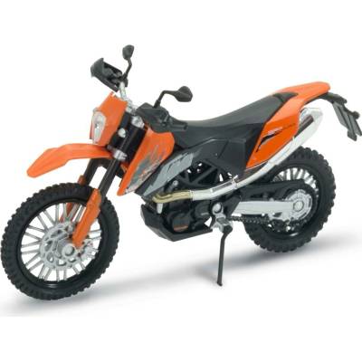 Welly Motocykel KTM 690 Enduro 1:18 oranžový - II. trieda