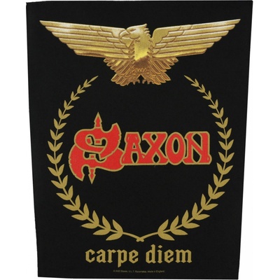 nášivka veľká SAXON - CARPE DIEM - RAZAMATAZ - BP1213