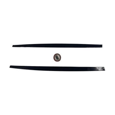 Добавка за прагове за BMW E60 (2003-2010) - M-Performance дизайн - черен гланц