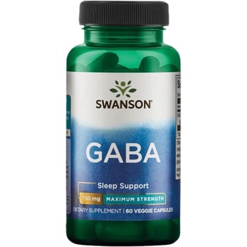 Image 1 of Swanson GABA 750 mg / Maximum Strength [60 капсули]