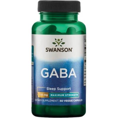 Swanson GABA 750 mg / Maximum Strength [60 капсули]