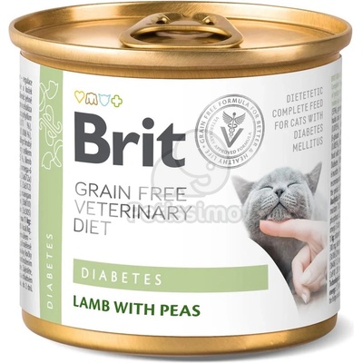 Brit Grain Free Veterinary Diet Diabetes lamb with peas 200 g