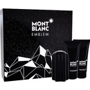 Mont Blanc Emblem EDT 100 ml + balzám po holení 100 ml + sprchový gel 100 ml dárková sada