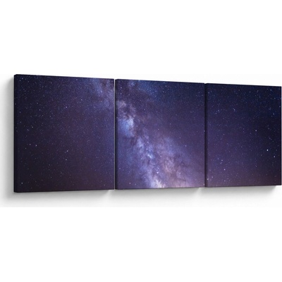 Obraz - Pohled do vesmíru, třídílný 150x50 cm – Hledejceny.cz