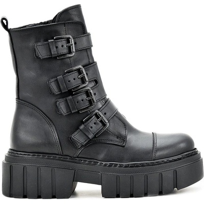 Tinti Дамски боти, Естествена Кожа, Nora black (Nora Black)