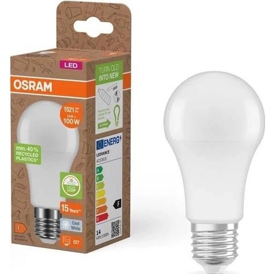 Osram LED Žiarovka z recyklovaného plastu A100 E27/14W/230V 4000K P225738