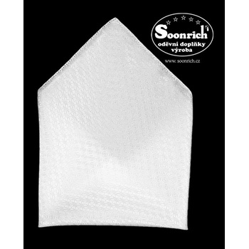 Soonrich kapesník bílý do saka kat001