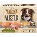 Kapsičky pre psov Propesko Mistr s kuracím a morčacím v omáčke 12 x 85 g