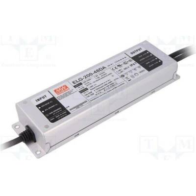 MEAN WELL ELG-200-48DA Napájecí zdroj: spínaný; LED; DALI; 200W; 48VDC; 4,16A; 100÷305VAC