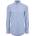 HUGO BOSS Men's HBB P-HANK Stripe Patterned Long-Sleeve Shirt - Past Blue