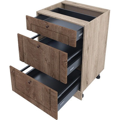 ИРИМ Долен кухненски шкаф Сити АРФ-Дъб натурал-06-54 60 см