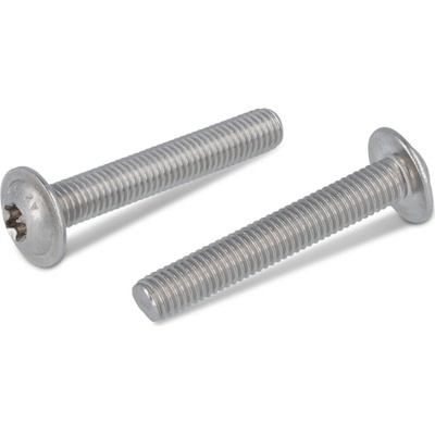 INOX ISO 7380-2 šrouby s půlkulatou hlavou a límcem, na TORX, celý závit, nerez A2 Varianta: ISO 7380-2 šroub půlkulatá hlava s límcem, TORX celozávit, nerez A2 M4X40/40 TX20 – Zbozi.Blesk.cz