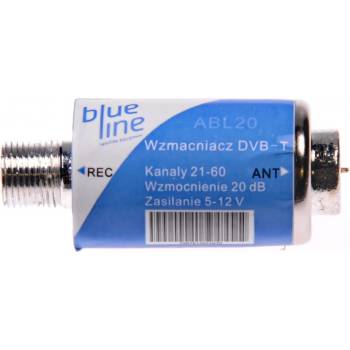 BlueLine Zesilovač ABL20 20dB/5-12V DC průchozí