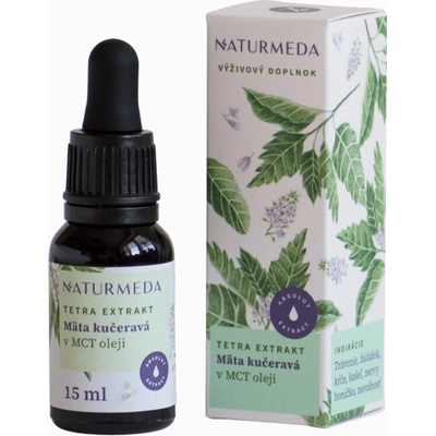 Naturmeda Máta klasnatá Tetra bylinný extrakt 15 ml