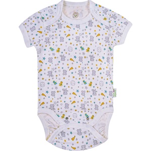 Bio Baby Боди с къс ръкав Bio Baby - органичен памук, 74 cm, 6-9 месеца, многоцветен (97220125) - ozone