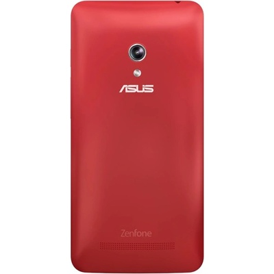 ASUS Калъф за Asus ZenFone 5, страничен протектор с гръб, поликарбонатов, Asus Zen Case A500KL, червен