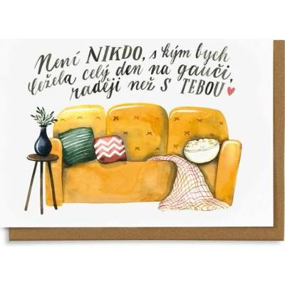 Chaukiss Není nikdo s kým bych ležela celý den na gauči raději, než s tebou
