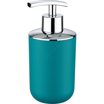 WENKO 21224100 - Дозатор за сапун BRASIL 7, 3x16, 5 см тюркоазов/лъскав хром (WE0172)