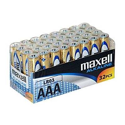 Алкални батерии MAXELL LR03 1, 5V AAA 32 бр. pack (ML-BA-LR03-32PK)
